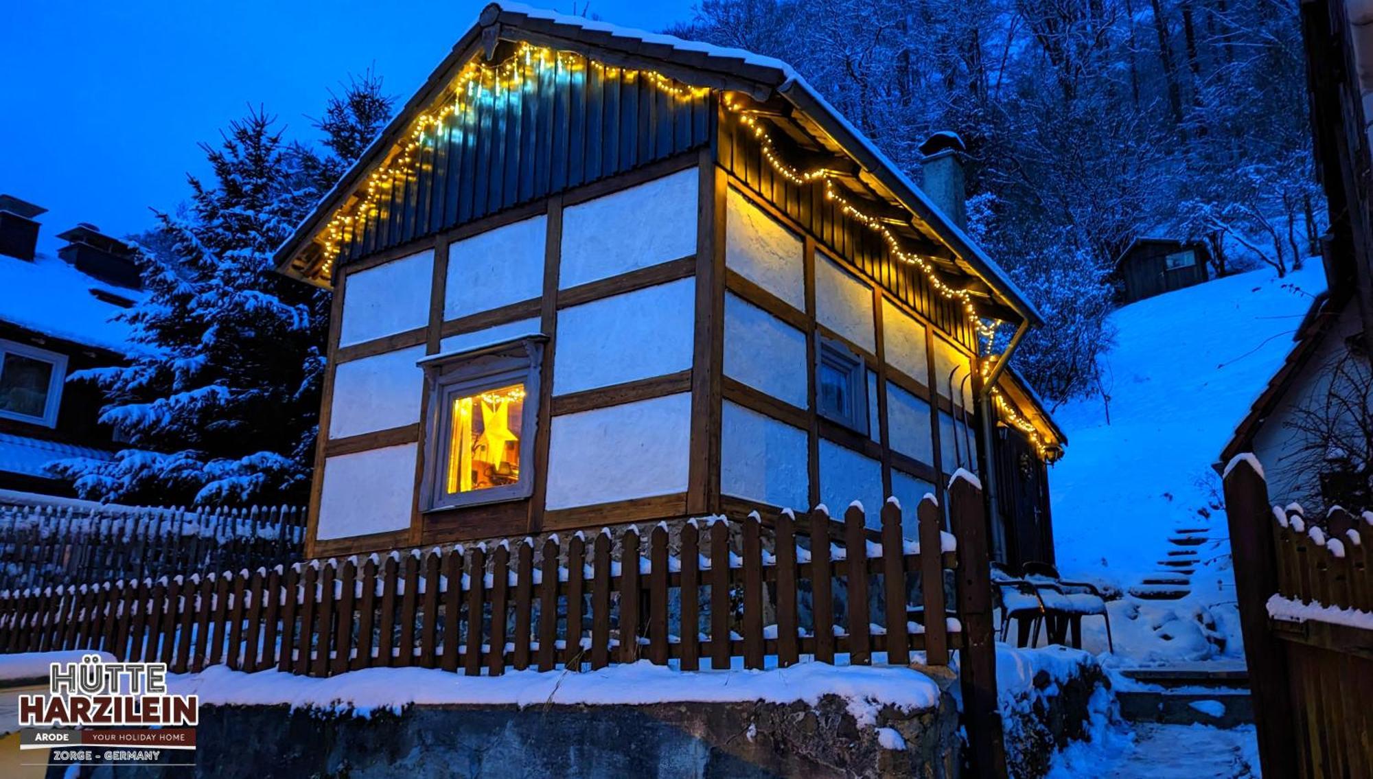 Arode Huette Harzilein - Romantic Tiny House On The Edge Of The Forest Zorge Εξωτερικό φωτογραφία