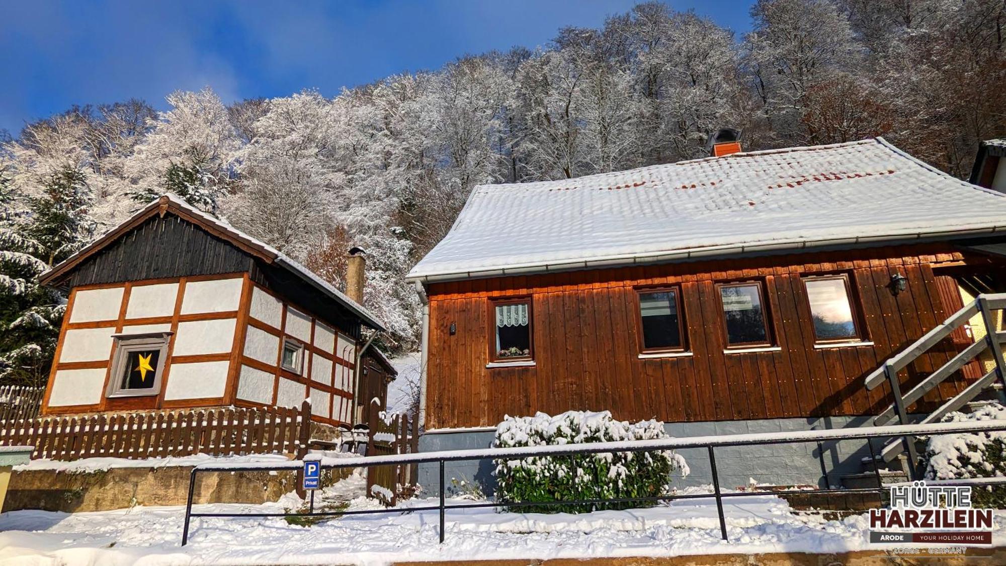 Arode Huette Harzilein - Romantic Tiny House On The Edge Of The Forest Zorge Εξωτερικό φωτογραφία